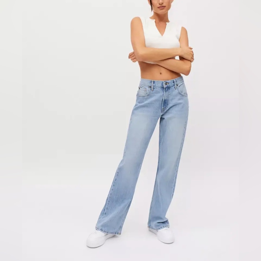 BDG medium wash mid rise 90s bootcut jeans
